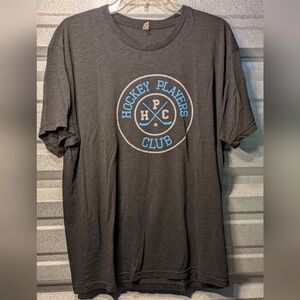 HOCKEY Players Club Gray T-Shirt Size Xl